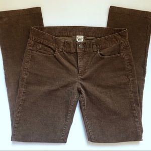 J Crew brown city fit corduroy pants